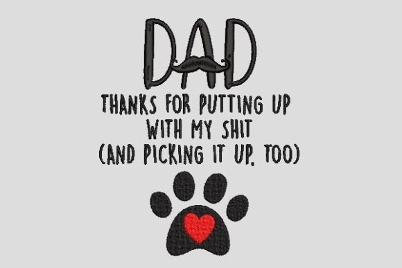 Dog Dad Embroidery Design Review