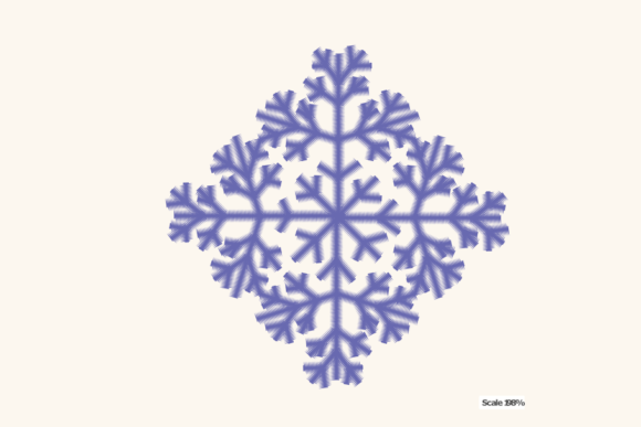 Dream Ice Flakes Embroidery Design