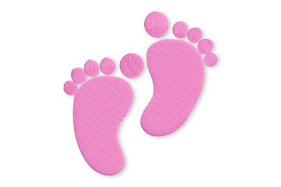 Little Baby Feet Embroidery Design