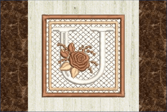 Rose Mini Quilt-U Embroidery Design